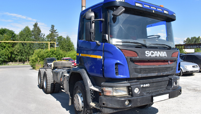 Вахтовый автобус с отсеком для багажа SCANIA до реновации