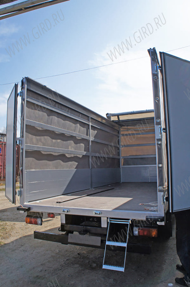 Hino 300 тент с раздвижной крышей 2