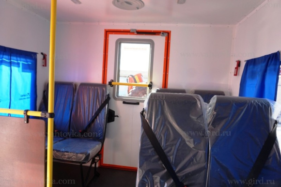 Вахтовый автобус КамАЗ 43118-50 (10 мест) с КМУ РС3800 8