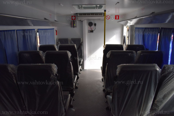Вахтовый автобус БЕРЛОГА 20 мест на шасси Урал 43206 6