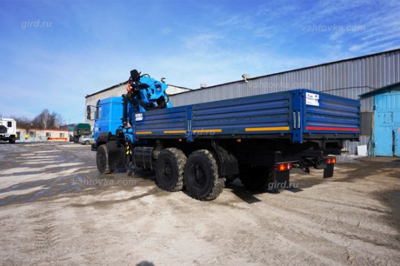 Бортовой автомобиль на шасси Урал 4320 с КМУ ИМ-240 3