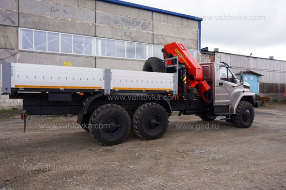 Бортовой автомобиль Урал Next с КМУ ИМ-440 3