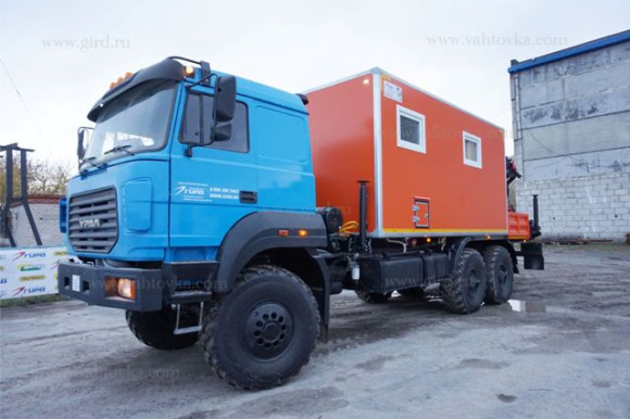 Маслостанция Урал 4320-4972-80 с КМУ РК 17.001 2