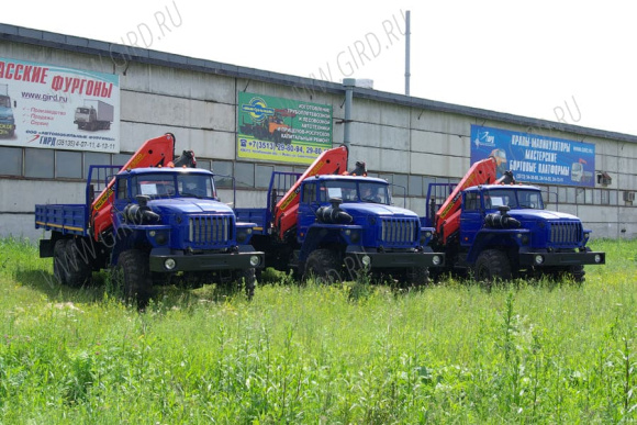 Бортовой автомобиль Урал 4320 с КМУ Palfinger 15500 3