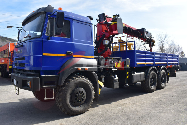 Бортовой автомобиль с  КМУ ИТ 200 на шасси УРАЛ 4320-4972-80 3