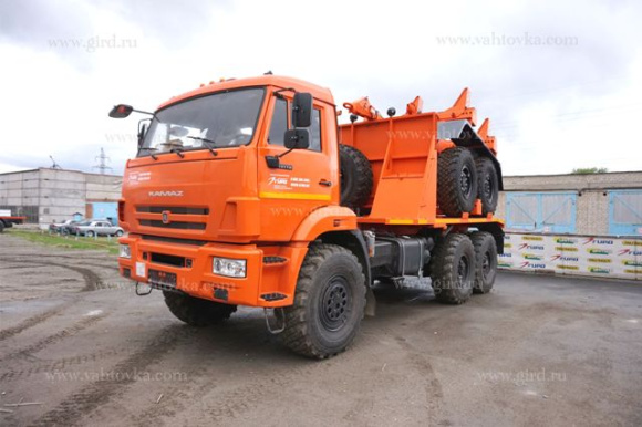 Трубоплетевоз на шасси КамАЗ 43118 2