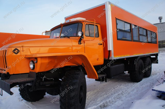 Вахтовый автобус "Берлога" Урал 4320-1912-60 (28 мест), 6х6 6