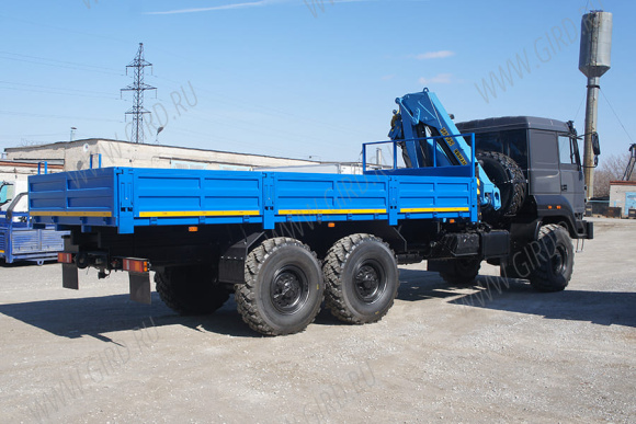 Бортовой автомобиль Урал 4320-4972-80М с КМУ ИМ-95 3