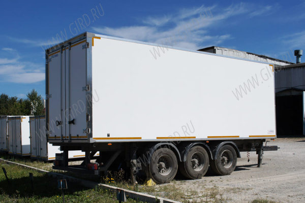 Изотермические фургоны на шасси прицеп-тандемов ГИРД 8753D 1