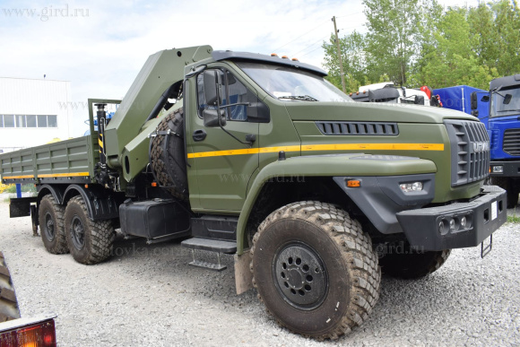 Бортовой Урал 4320-6952-74Е5А32Б27М37 с КМУ ИМ-320