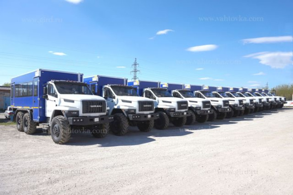 Вахтовый автобус на шасси Урал Next, 22 места