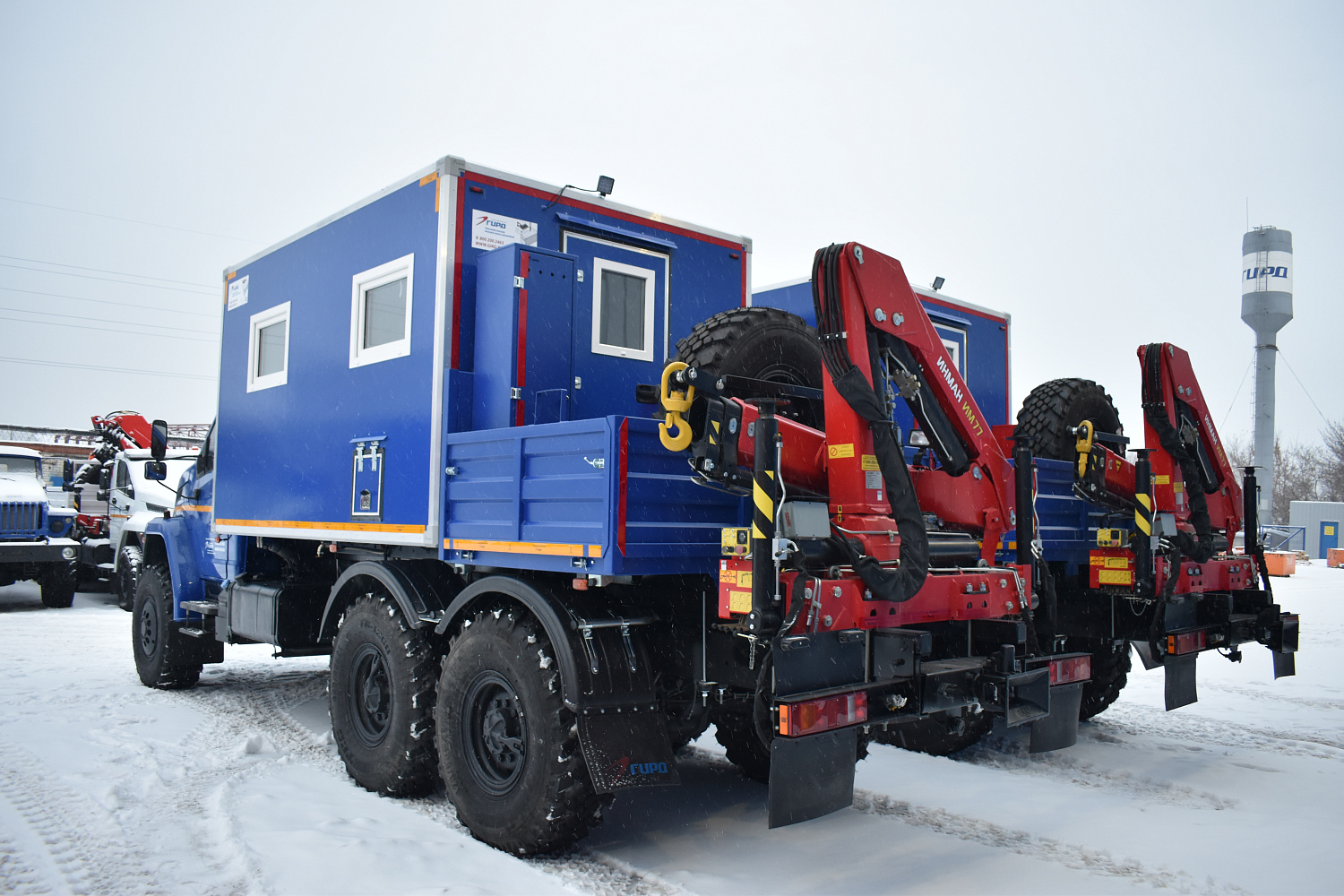 АРОК с КМУ ИМ-77 на шасси УРАЛ NEXT
