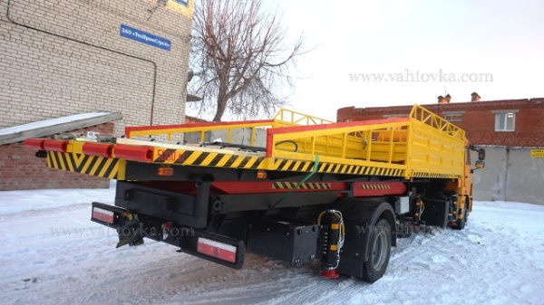 АПК-10 на шасси КамАЗ 4308 с удлиненной платформой 4