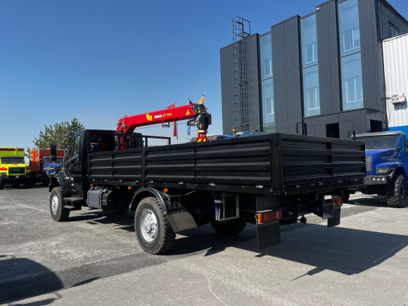 Бортовой автомобиль на шасси УРАЛ 80 с КМУ ИТ 90 N 4