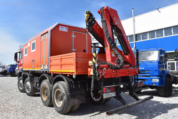 ПАРМ с КМУ ИНМАН ИМ 95  на шасси MAN 3