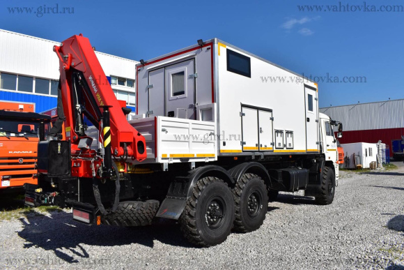 ПАРМ с КМУ ИНМАН ИМ-95 на шасси Камаз 43118 4