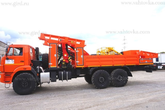 Опоровоз на шасси КамАЗ 43118 с КМУ ИМ-150N B 3