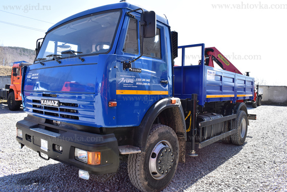 Бортовой автомобиль КамАЗ 43253 с PK 10000А
