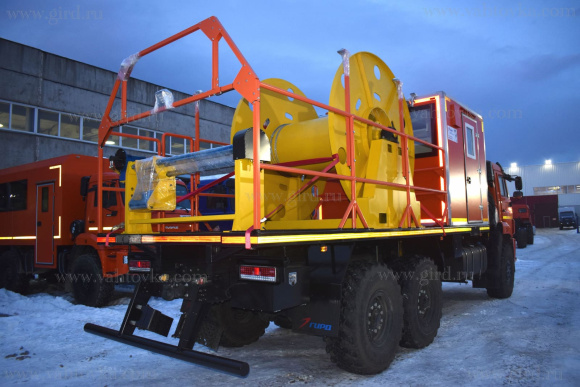 Кабелеукладчик на шасси КамАЗ 43118 4