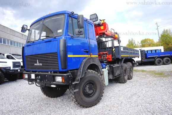 Бортовой автомобиль на шасси МАЗ с КМУ ИТ-150 2