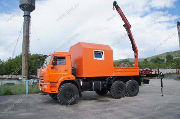 ГПА КамАЗ 43118-3027-46 с КМУ Palfinger РК 10000 10