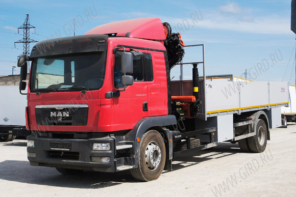 MAN TGM 18.240 c КМУ Palfinger 18500D 3