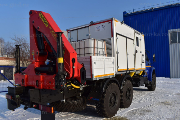 ПАРМ Урал Next 4320-6952-72 с КМУ PK 18500 3