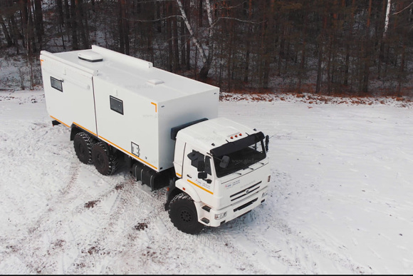 Автодом переменного объема на шасси КамАЗ 43118 2