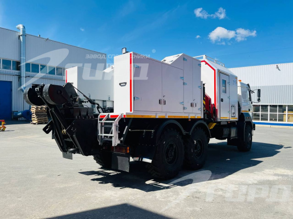 Ремонтно -  эвакуационная мастерская с КМУ ИМ-150 N шасси УРАЛ 4320 