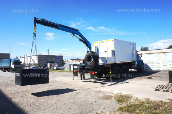 Маслостанция Урал Next 4320-6952-72Г38 с КМУ ИМ-100 4