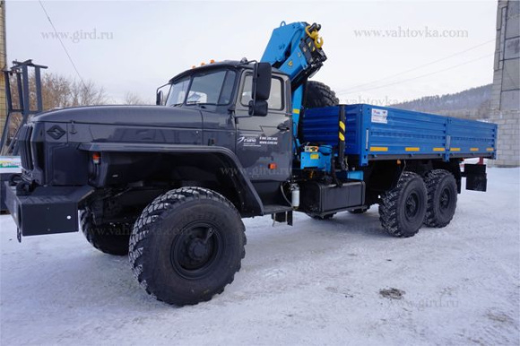 Бортовой автомобиль Урал 4320 с КМУ ИМ-95 2