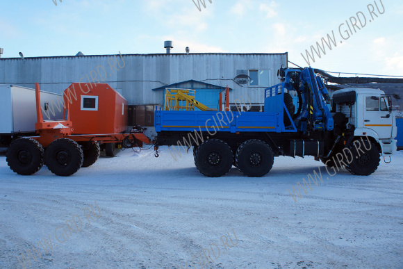 КАМАЗ-43118 опоровоз с КМУ ИМ-180 2