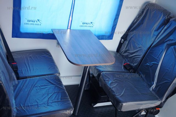 Автобус вахтовый "Берлога" на шасси КамАЗ 43118, 22 места, багажный отсек 6