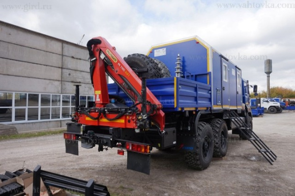 АРОК на шасси Урал 4320 (метан) с КМУ РК 7.001sld 5