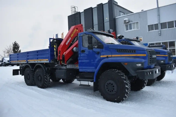 Бортовой автомобиль с КМУ ИМ 240 N на шасси Урал NEXT 4320- 6958 2