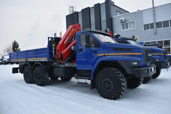 Бортовой автомобиль с КМУ ИМ 240 N на шасси Урал NEXT 4320- 6958