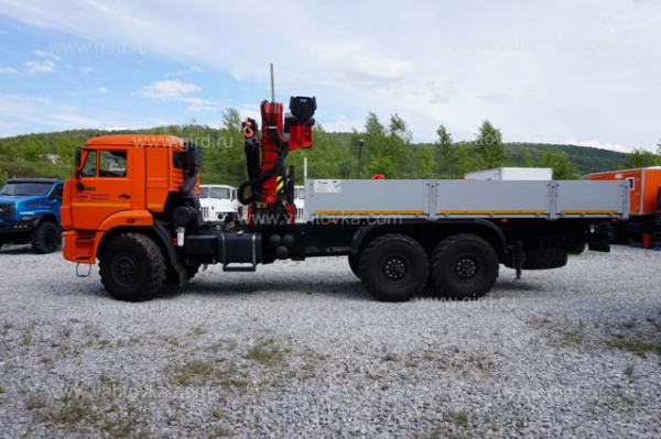 Бортовой автомобиль КамАЗ 43118 с КМУ ИМ-320 4