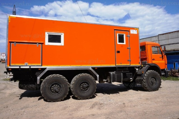 Передвижная строительная лаборатория на шасси КамАЗ 43114 Передвижная строительная лаборатория на шасси КамАЗ 43114