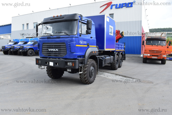 ГПА с кму ИМ-95 на шасси УРАЛ 4320-4972-80Е5