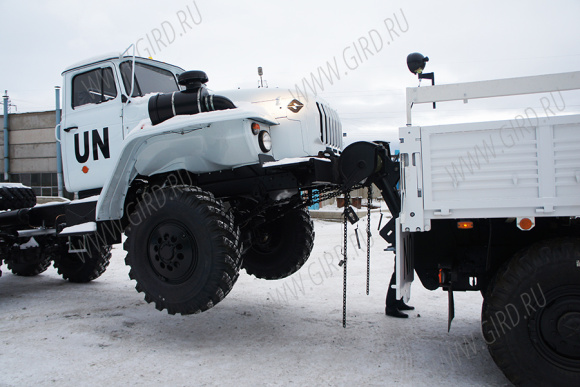 Эвакуатор Урал 4320 с КМУ Palfinger 15500 8