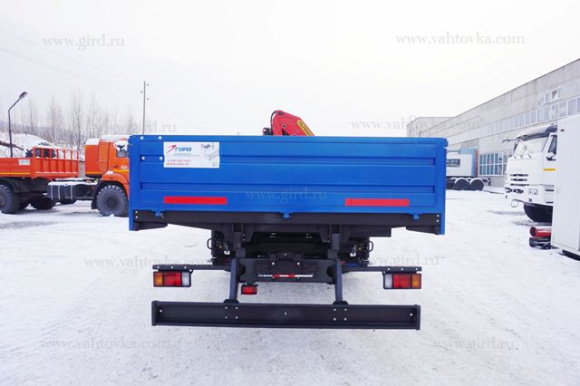 Бортовой автомобиль на шасси Isuzu с КМУ РК 18500 4