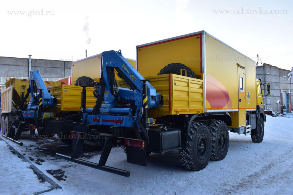 Передвижная мастерская с КМУ на шасси Урал 4320-4952-82Е5А33 4