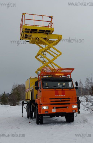 Автомобиль аварийной службы с комбинированным ходом ТСПП-ГИРД на шасси Камаз 43502 Автомобиль аварийной службы с комбинированным ходом ТСПП-ГИРД на шасси Камаз 43502