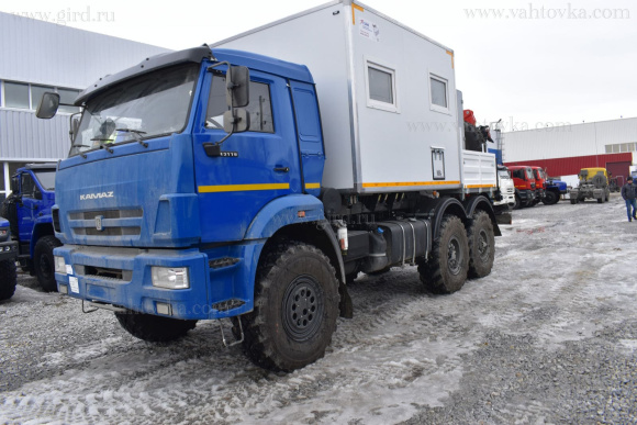 ПАРМ с КМУ ПАЛФИНГЕР РК-6500А на шасси Камаз 43118 2