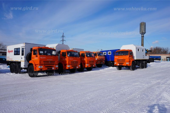 Вахтовый автобус "Берлога" КамАЗ 43118, 10 мест, с грузовым отсеком 7