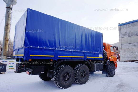 Бортовой автомобиль КамАЗ 43118, тентованный 4