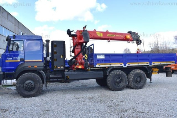 Бортовой автомобиль Урал 4320 (метан) с КМУ ИТ-180 2