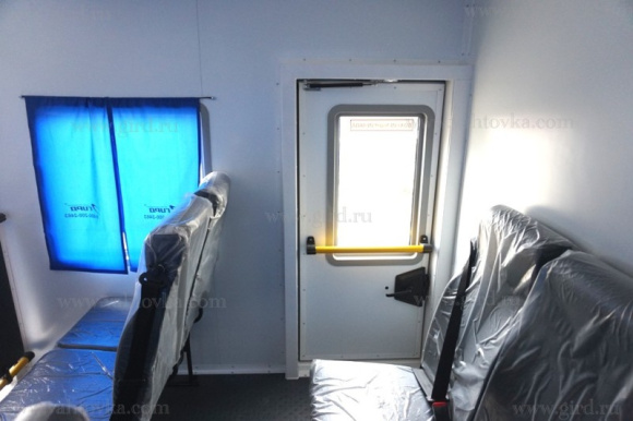 Вахтовые автобусы Урал 4320-4151-81Е5 с бортовой платформой 7