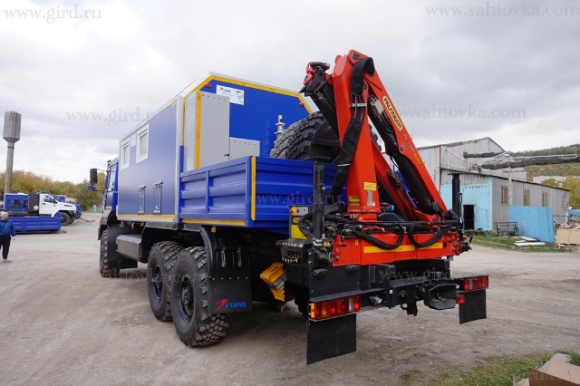 АРОК на шасси Урал 4320 (метан) с КМУ РК 7.001sld 4