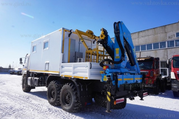 Маслостанция КамАЗ 43118-3027-50 с КМУ ИМ-150 4